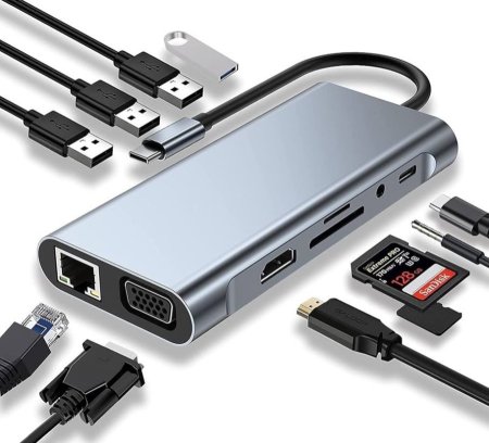 وصلة عرض hdmi متعددة المنافذ 11in1