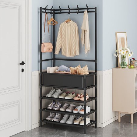 علاقة ملابس  + حمالة احذية زاوية (212-27)